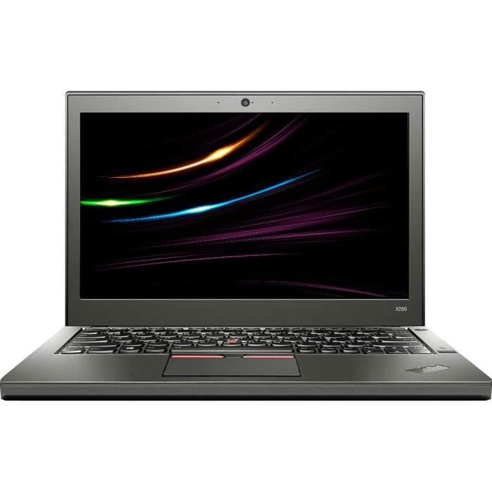 Lenovo ThinkPad X250 Ordinateur portable professionnel portable Intel i5 2 x 2-3 GHz- mémoire RAM 8 Go- 320 Go- écran 12-5- 1[127] - Lenovo
