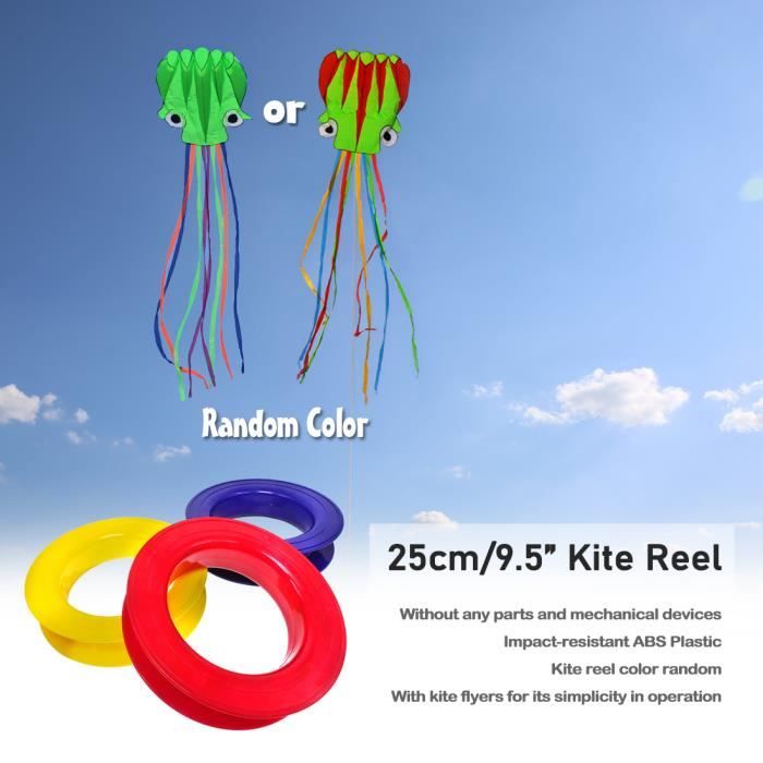 Cerf-volant Pieuvre Pour Enfant - 100 Mètres - Multicolore - Hl-K01