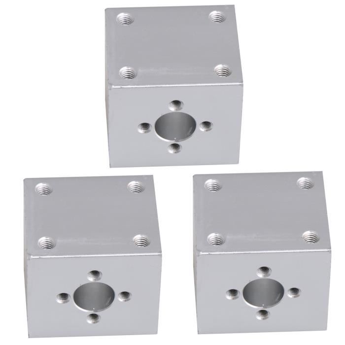 DEBLAN Écrou De Vis à Billes SFU1204 SFU1205 SFU1210, Combinaison 4/5/10mm, Pas De 12mm De Diamètre, écrou à Bille (Color : SFU1204