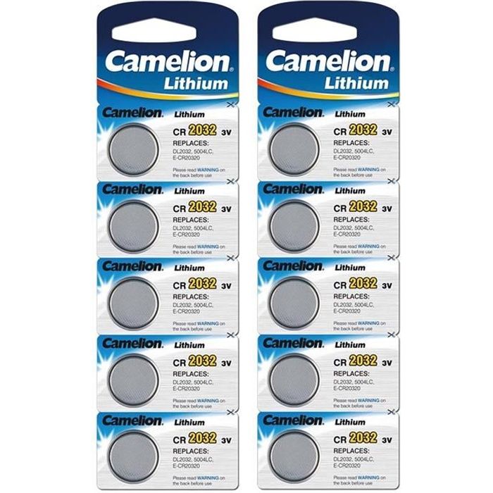Camelion PILE CR2032 DE MARQUE CAMELION 3V SOUS BLISTER 