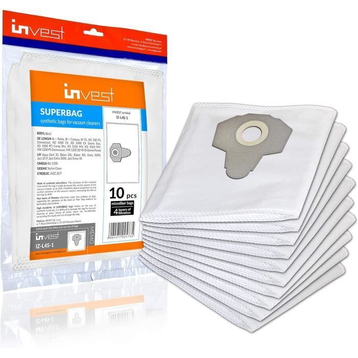 Sacchetti Aspirapolvere Parkside Pnts 1300 B2