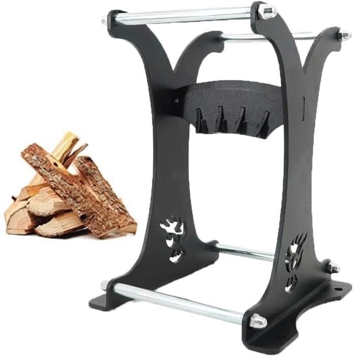 Fendeur à Bois Manuel MISTRO - En Acier Carbone, Léger Et Portable - Pour Bois De Chauffage, Cheminée, Camping - Design Breveté EU - 13