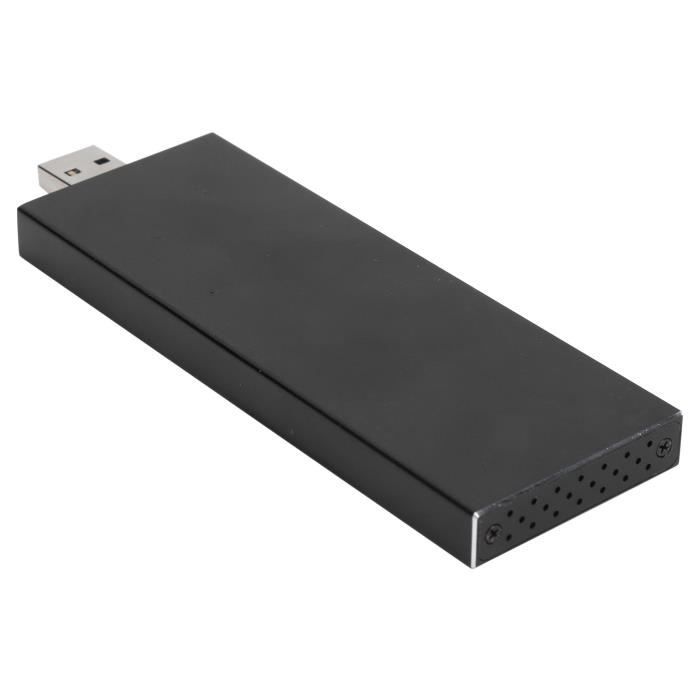 Boîtier SSD Externe Transparent USB-C 10 Gbit/s – Compatible M.2 NVMe Et SATA, Pour Disque Dur Externe Rapide Et Design