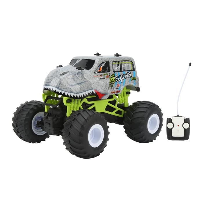 Voiture t?�l?�command?�e 4x4 ?� l'?�chelle 1:16 - DRFEIFY - TA188 - Blanc - Gris - 10KM/H - Cdiscount 