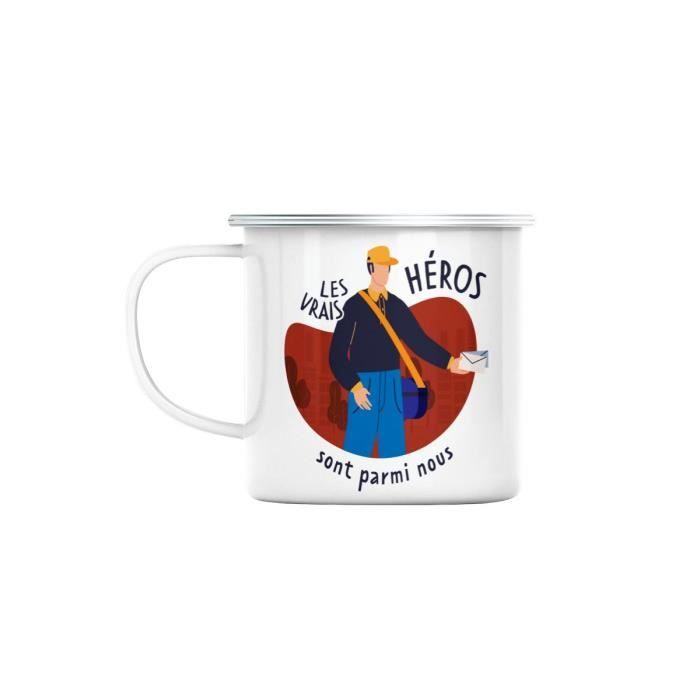 Mug en Métal Emaillé Les Vrais Héros - Cuisinier Métier Cuisine Chef - Jeux - Jouets Mug en Métal Emaillé Les Vrais Héros - Cuisinier Métier Cuisine Chef - Jeux - Jouets