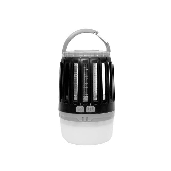 Master Trap - Piège Anti Moustique /Lampe UV extérieur et intérieur - Travel Lamp - Anti-insectes - Lanterne LED - Noir
