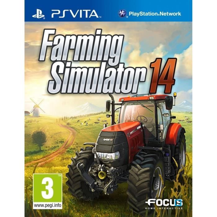 Jeu Ps Vita - Farming Simulator 14 - Simulation - Focus Home Interactive - Giants Software - En Boîte