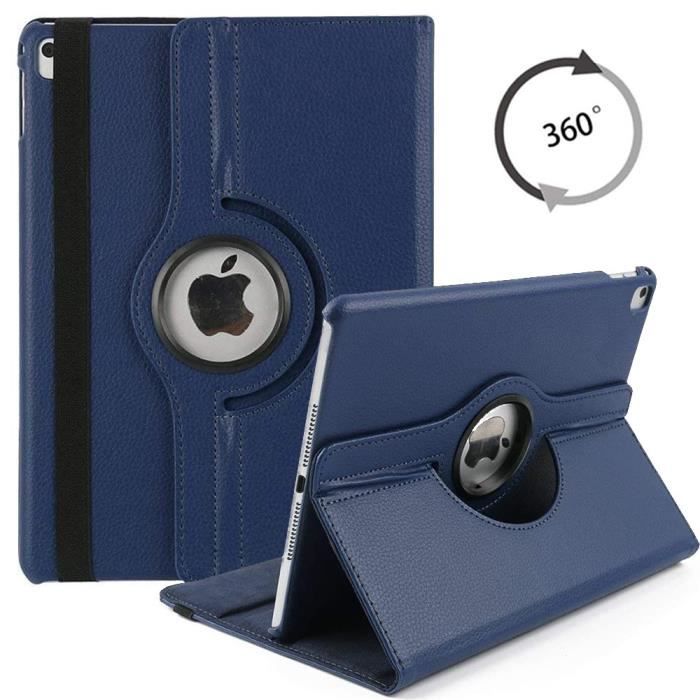 Coque iPad Pro 12.9 2020 Housse Étui de Protection Tablette (4e  Génération), avec Support 360° Rotation Antichoc -bleu - Cdiscount  Informatique