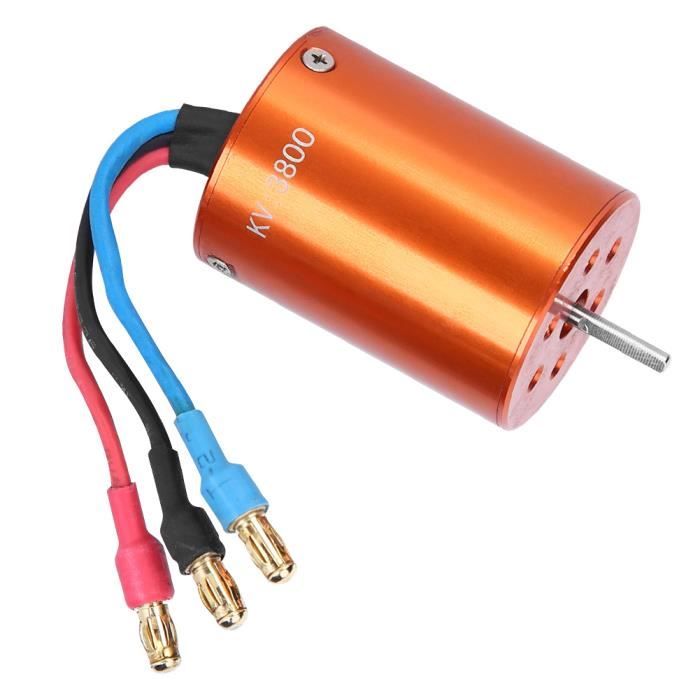 Moteur pratique à balais de carbone 550 en métal pour WLtoys 144001 Pièces de mise à niveau de voiture RC 1/14 4WD