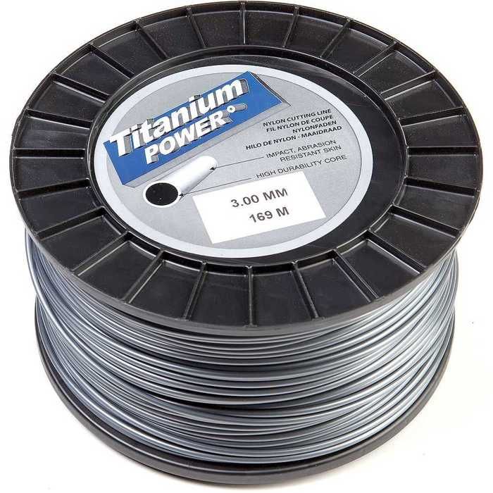 Rond Blanc Fil d/ébroussailleuse nylon 1,6 mm x 100 m Blister