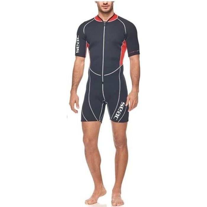 SEAC Combinaison shorty Ciao - 2,5 mm - Homme - Noir et bleu