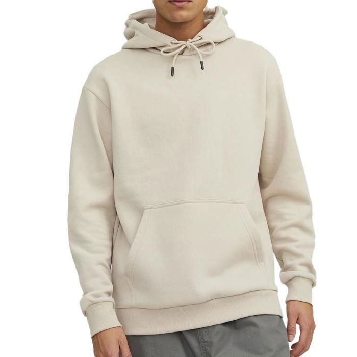 Bradley Sweat À Capuche Épais - Jack & Jones - Homme - Beige Beige