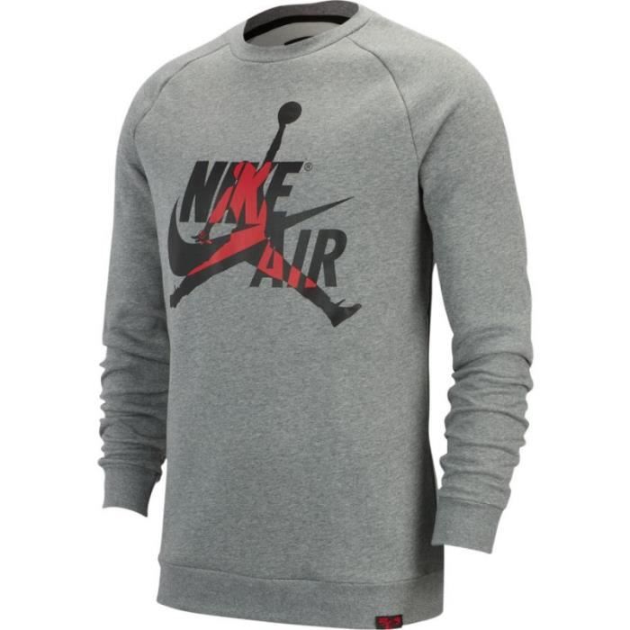 pull nike gris homme jordan