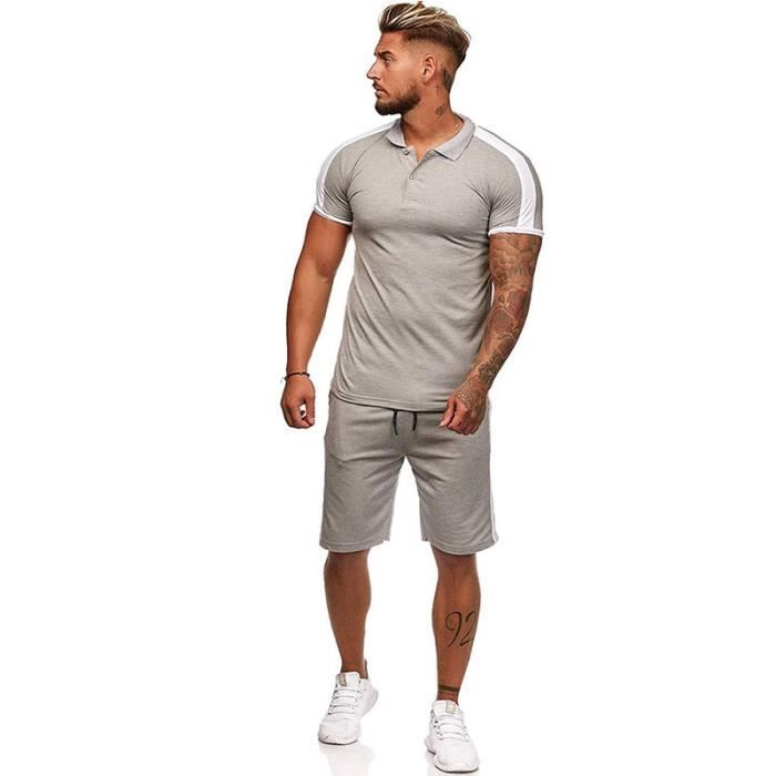 ensemble short tee shirt homme marque