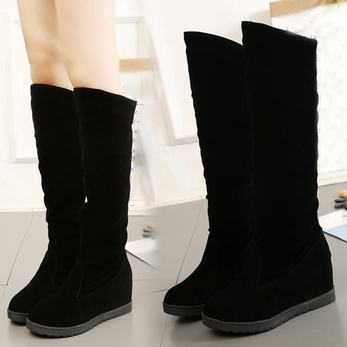 botte noir compensé