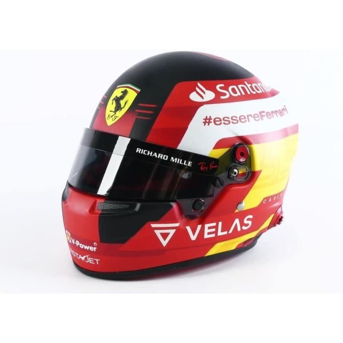 Casque Calors SAINZ F1 Scuderia Ferrari À Échelle 1:2