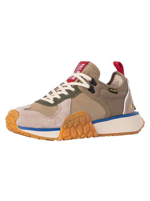 Palladium Baskets Palladium Troop Runner - dune - 36 - Homme - Gris - Lacets - Nylon - Plat