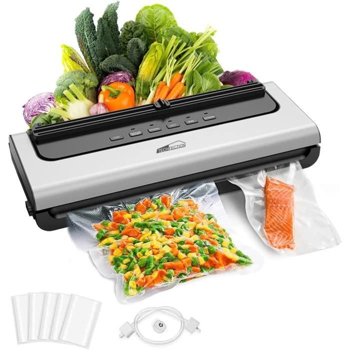 Machine Sous Vide Alimentaire Soudeuse Sous Vide avec Couteau de Coupe