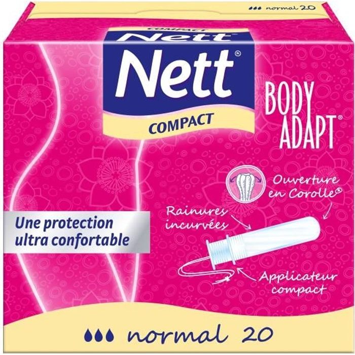 NETT Lot de 20 Tampons - Normal Cdiscount