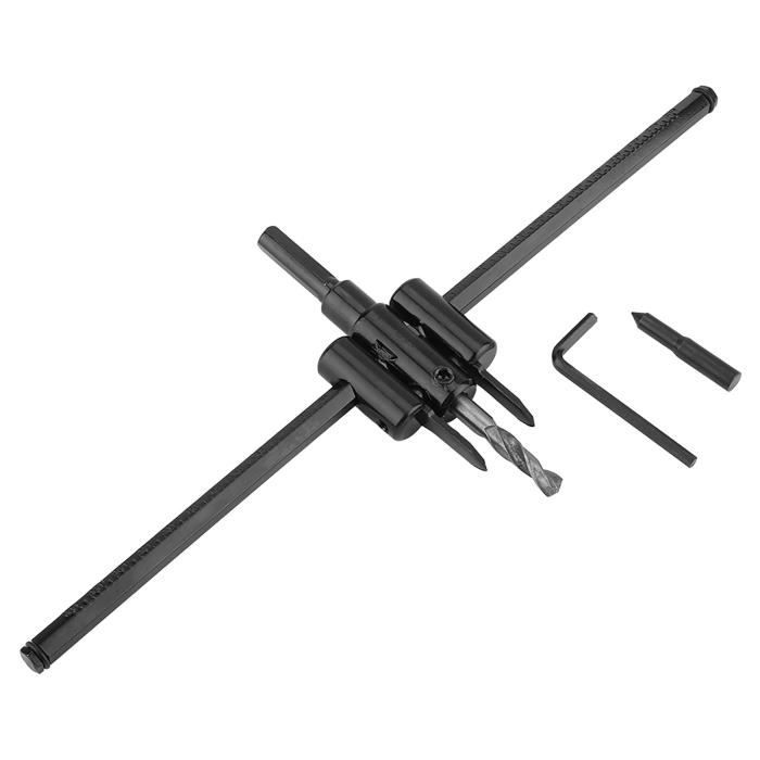 Scie Cloche Réglable Wodard - Bois - 30 à 200 Mm - Pour Perceuse