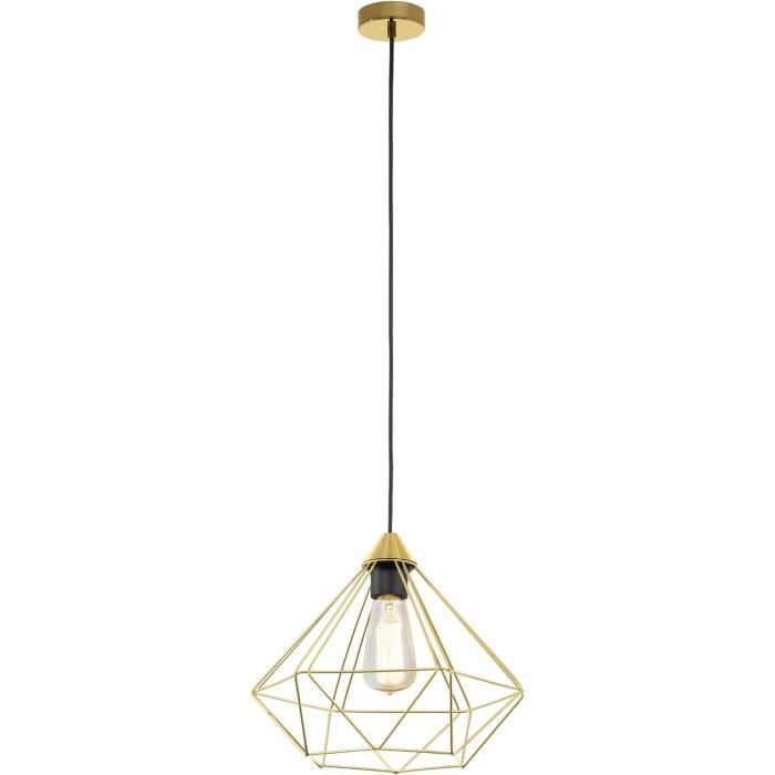 Lustre Design Métal Laiton Nickelé Style Vintage Pour Salle à Manger