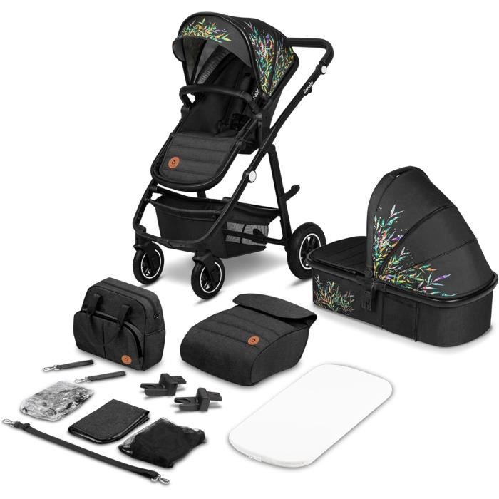 Amber 2 In 1 Poussette Multifonctionnellle Landau Ensemble Poussette Avec Siege Sport Et Nacelle Fixe Sac Moustiquaire C J282 Cdiscount Puericulture Eveil bebe