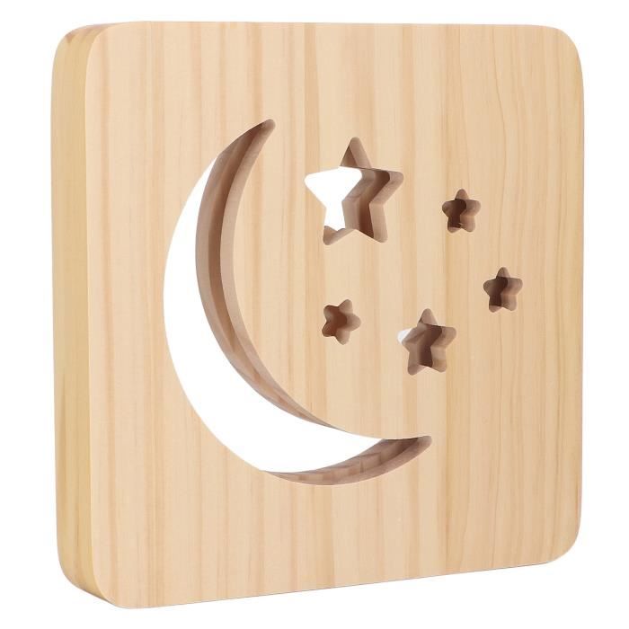 Folpus 2.36 Pouces Veilleuse Veilleuse Planétaire Décorative Veilleuse Lumière LED Pour Salon Chambre Décor à La Maison Ornement, Lune