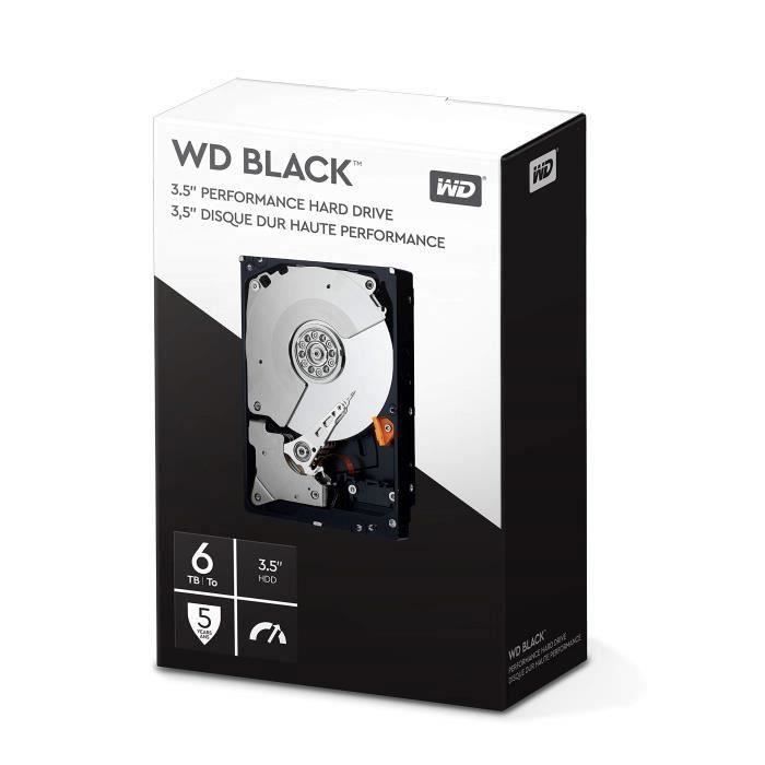 WD WDBSLA0060HNC Disque dur 6 To interne 3.5 SATA 6Gb/ 7200 toursmin mémoire tampon : 256 Mo - vue 2