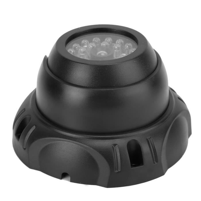 Caméra de sécurité factice à énergie solaire caméra de surveillance CCTV fausse IR LED alimentation A2TM