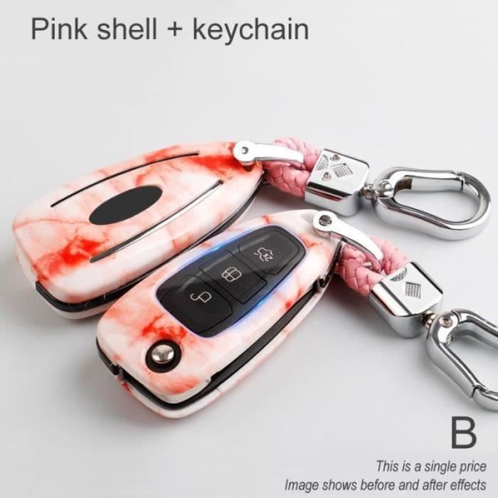 Schlüsselanhänger Hülle Für Ford Focus & Andere Modelle - Pink Silikon Case