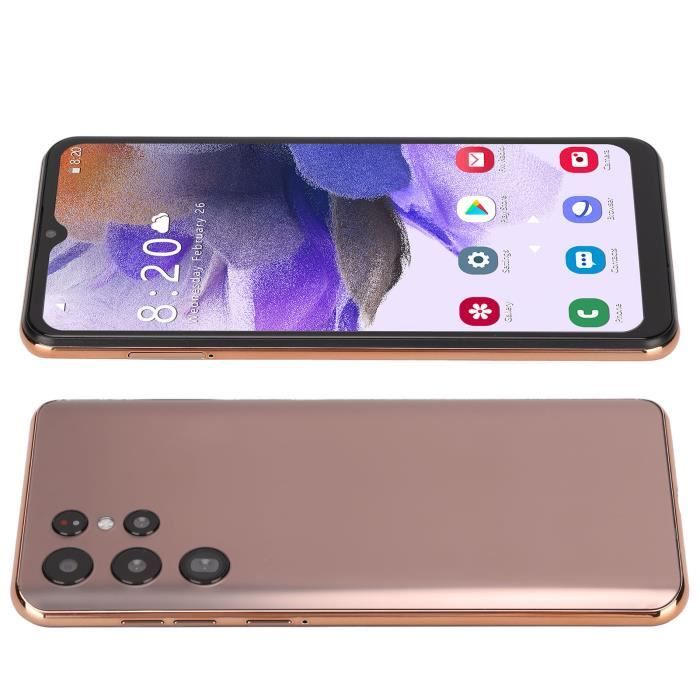 Smartphone débloqué S22 Ultra 6.52 pouces 4G Dual SIM, Processeur Quad