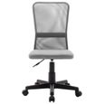 🦓6914Contemporain Chaise de bureau Ergonomique - Fauteuil de bureau Fauteuil de jeux vidéo - Chaise Scandinave Fauteuil gamer Gris-1