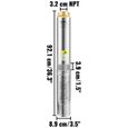 Pompe à Eau Inox - VEVOR - 750 W - 105 L-min - pour Puits Profond-1