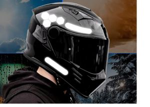Autocollants Réfléchissants 3M - Kit Sécurité Vélo, Casque, Rouge - 17 Pièces