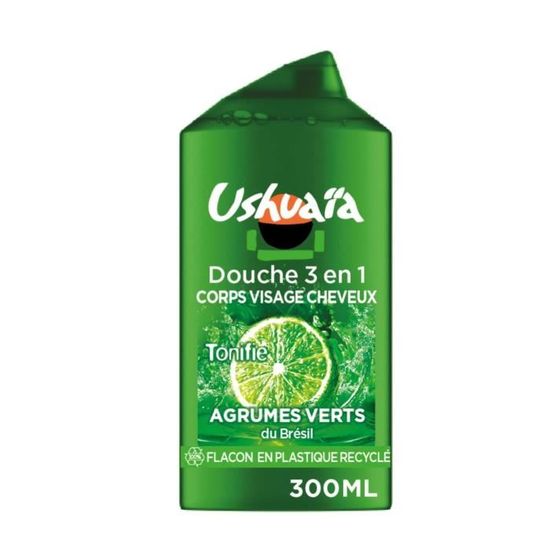 Lot De 3 Gels Douche Ushuaia Cèdre - 300ml Chaque - Vegan, PH Neutre - Neuf