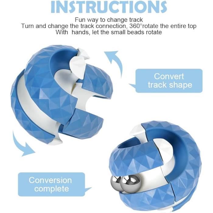 Cube Rotatif Magic Bean – Jeu De Tri Des Billes, Casse-tête De Décompression, Cadeau Pour Tous âges