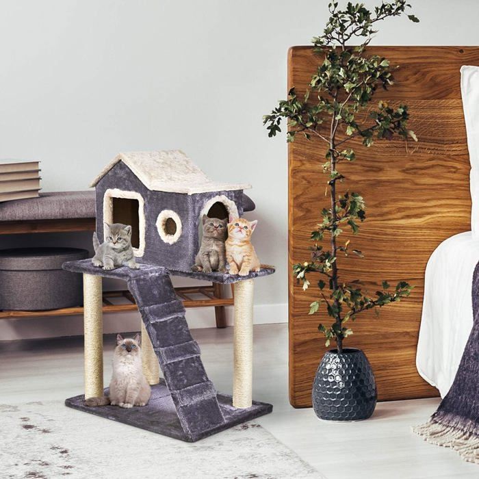 Arbre À Chat À Gratter,Tableau À Gratter Pour Chat | Planche À Gratter