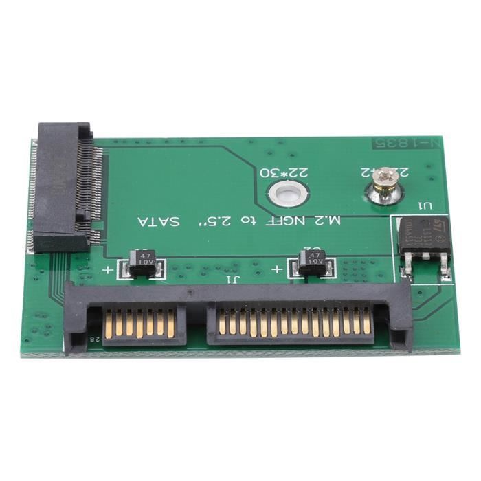 ASHATA Adaptateur M.2 NGFF SSD 2242 Vers SATA 2.5 Pouces - Convertisseur