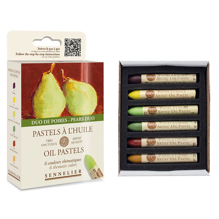 Sennelier Lot De 72 Pastels à L'Huile - Bois, Métal, Multicolore - Qualité Professionnelle