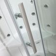 Cabine de douche bain à remous 70x90 Iride gauche - Largeur 90 cm - Longueur 90 cm-2