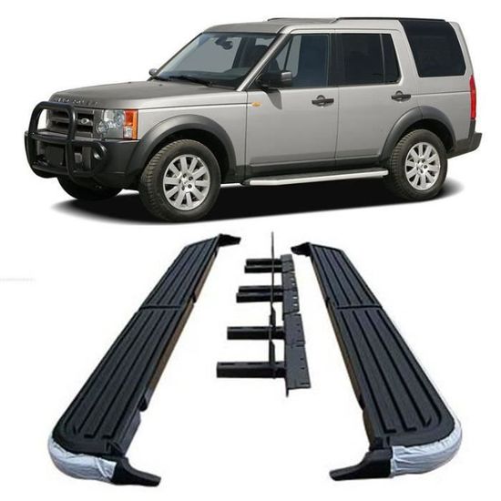 Marchepied Auto Land Rover Discovery 3/4 - 2004-2016 | Polypropylène Renforcé Montage Facile