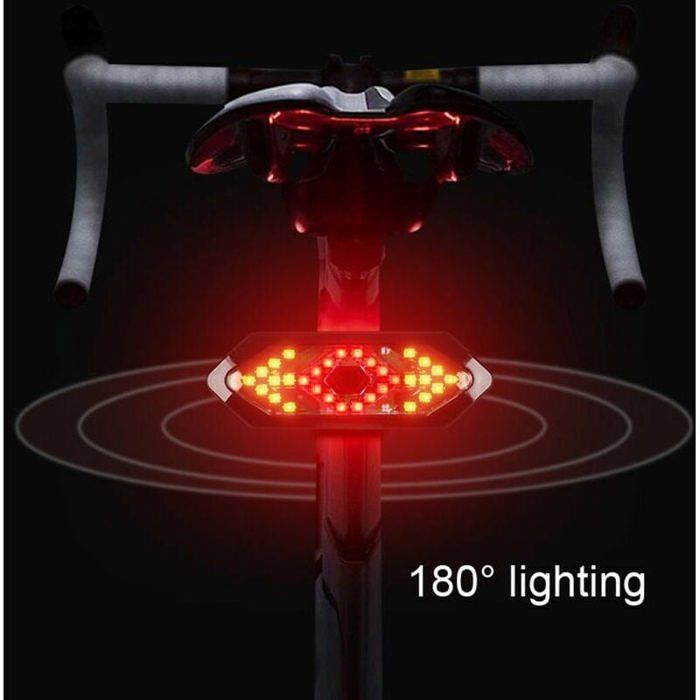 Feux arrière de vélo avec indicateur de Direction clignotant FY-1820 Feux arrière de vélo avec indicateur de Direction clignotant FY-1820