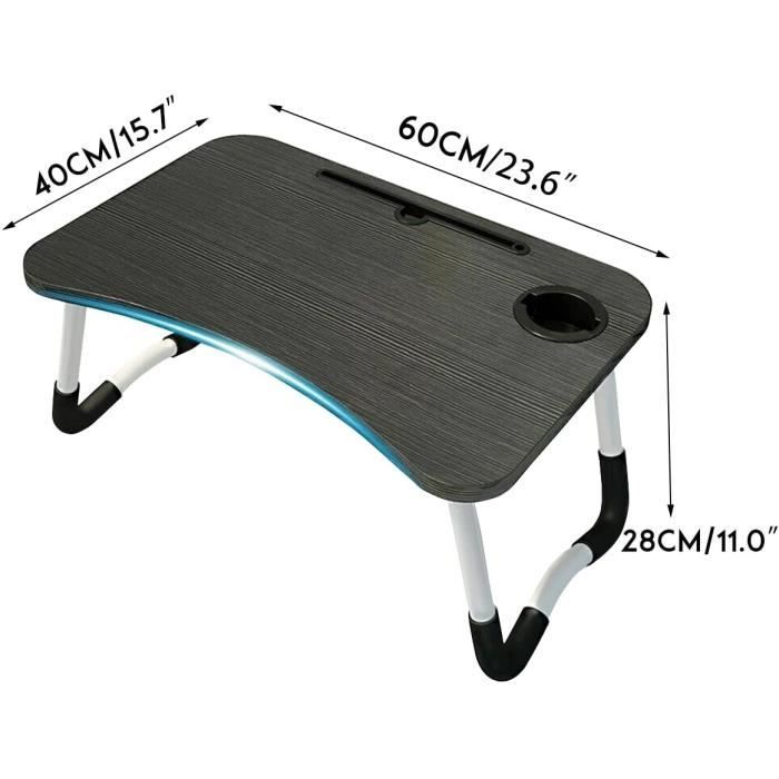 Table de lit pliant Support Tablette - 60x28x40cm - Cdiscount