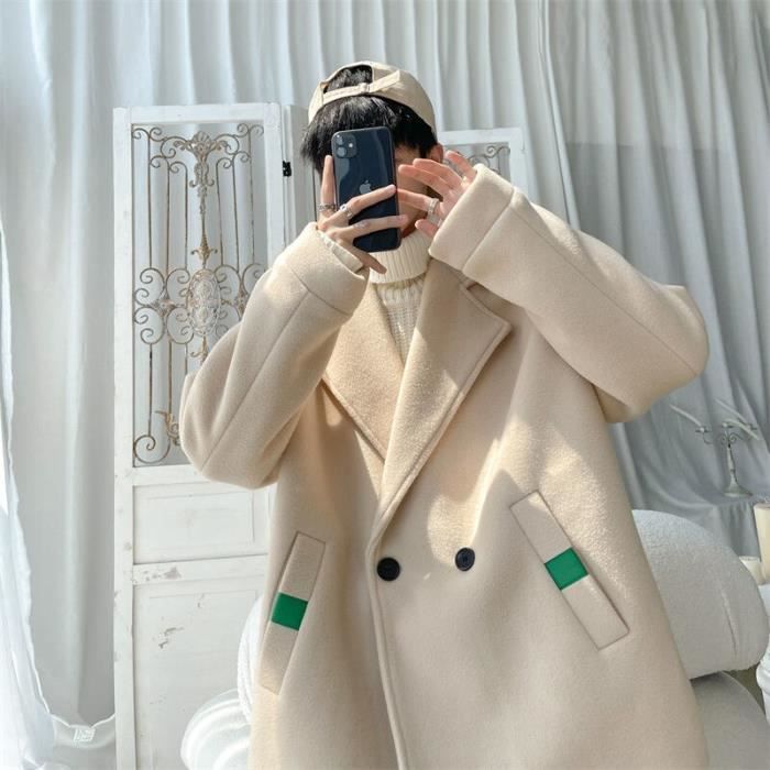 Caban sales homme beige