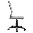 🦓6914Contemporain Chaise de bureau Ergonomique - Fauteuil de bureau Fauteuil de jeux vidéo - Chaise Scandinave Fauteuil gamer Gris-3