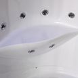 Cabine de douche bain à remous 70x90 Iride gauche - Largeur 90 cm - Longueur 90 cm-3