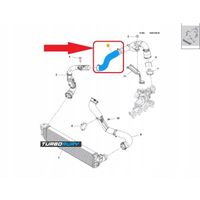 Tuyau De Rechange Turbo Opel Movano Renault Master II 2.8 DTI - Compatible 7700300361 4500035
