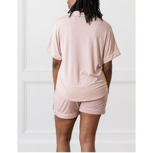 Urban Threads - Ensemble De Pyjama En Maille Pointelle Avec Short Et T-shirt à Manches Courtes