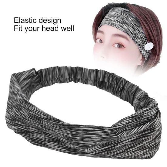 Lot de 3 bandeau longue élastique cheveux bandeaux 1cm band hairband sport bandes