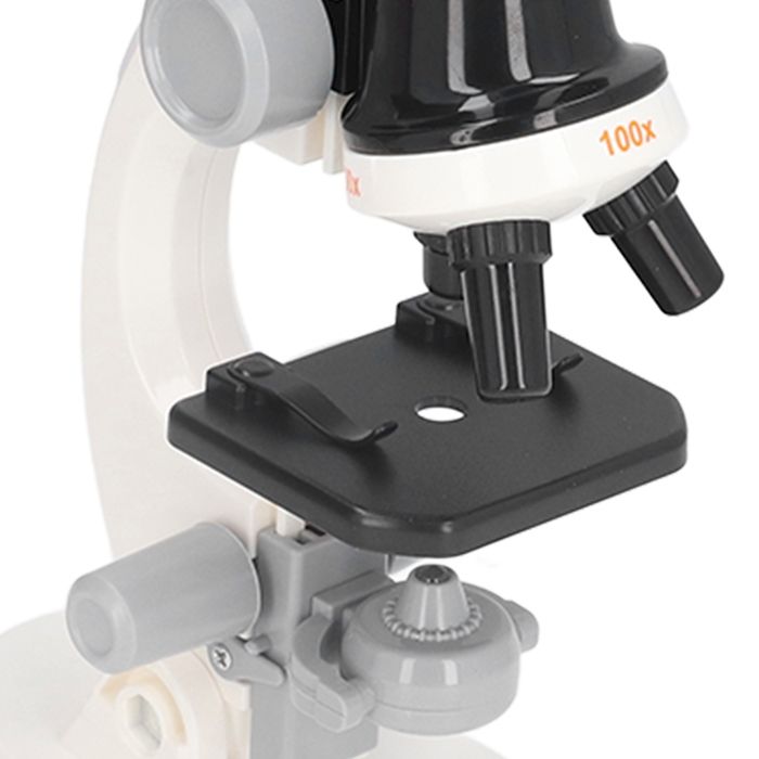 Microscope pour Enfants, Microscope Science Kit pour Débutant avec des Lumières LED, 40x, 80x